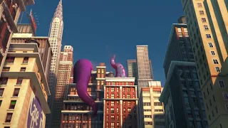 Penguins of Madagascar (2014) - Dave Octopus's Defeat.