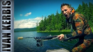 Crocodiles of Tuva 2016. Spearfishing center Asia.  (english subtitles supported)
