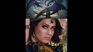 all naagins as dragons#shorts#youtubeshorts#shortsvideo