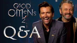 David Tennant, Michael Sheen & The Good Omens 2 Cast Answer Your Questions!