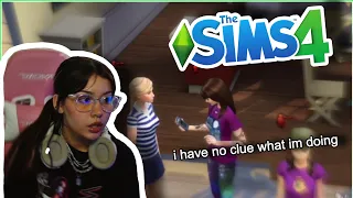 i struggled playing sims for the first time