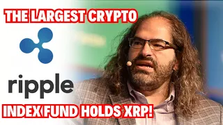 The largest cryptocurrency index fund has XRP! David Schwartz on XRP value! XRP NEWS TODAY