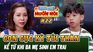 ĐIỀU CON MUỐN NÓI #22[FULL]: Bé Minh Khang cảm thấy tủi thân vì ba mẹ chỉ quan tâm đến em trai