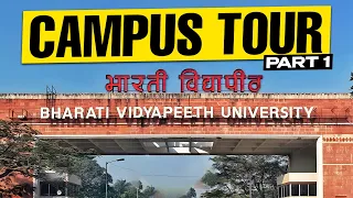 BHARATI VIDYAPEETH UNIVERSITY ENGINEERING CAMPUS TOUR VLOG | #bharatividyapeeth #campustour  PART 1