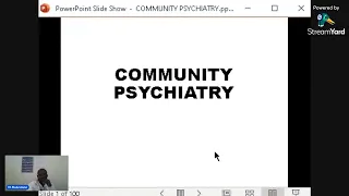 COMMUNITY PSYCHIATRY-PART 1