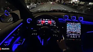 The New Mercedes GLC AMG 2024 Test Drive at NIGHT