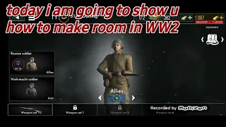 This is how to make room in world war heroes