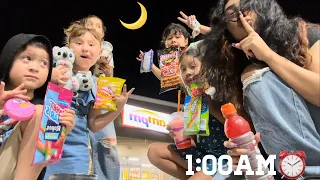 I SNUCK OUT WITH MY LITTLE COUSINS TO GET SNACKS!!😱🤫🌙