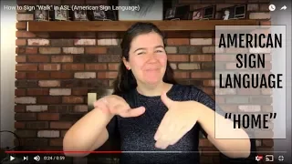 How to Sign "Walk" in ASL (American Sign Language)