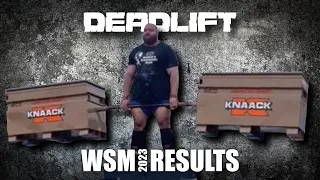World's Strongest Man 2023 | FINALS | Event 2 Deadlift | Results