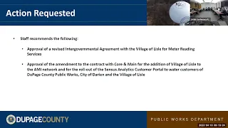 DuPage County Public Works Committee, Tuesday, 4/18/2023