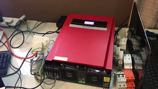 Battery less off grid hybrid inverter bench test