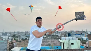 😱Caught Kite On Other Roof | Kite Snatching | Kite Vlog