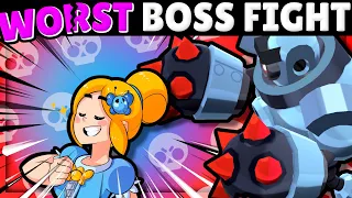 Beating INSANE with TERRIBLE Brawlers in Boss Fight with Lex & OJ!
