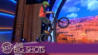 There Are No Obstacles for Michel and His Bike | Best Little Big Shots