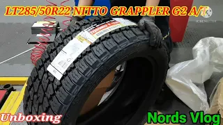 NITTO GRAPPLER A/T G2 LT285/50R22 #TYRE #UNBOXING #WHEELS