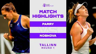 Diane Parry vs. Linda Noskova | 2022 Tallinn Round 1 | WTA Match Highlights