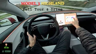NEW Tesla model 3 Long Range “Highland” | FULL TOUR & DRIVE | 0 - 100 km/h