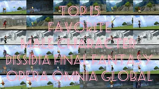 Dissidia Final Fantasy Opera Omnia Favorite Male Character - Top 15