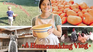 Canning Season is a Good Season//Mennonite Mom of 2 Under 2//VLOG