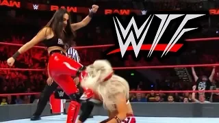 WWE RAW WTF Moments (24 September) | Brie Bella In Big Botch Horror