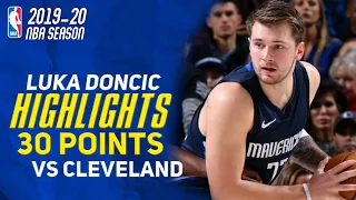 Luka Doncic Full Highlights Vs Cleveland Cavaliers - 30 points! - (22/11/2019)