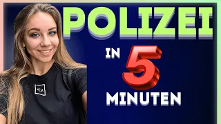 🚨🚨 POLIZEI in 5 Minuten ERKLÄRT! Inkl. Polizei Einstellungstest Tipps, BKA, Bundespolizei