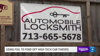 Using foil to fend off high-tech car thieves