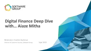 Webinar Series: Digital Finance Deep Dive with... Aiaze Mitha