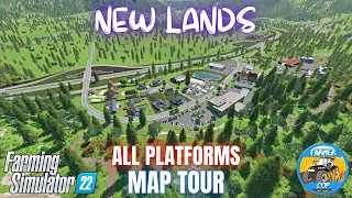 NEW LANDS - Map Tour - Farming Simulator 22