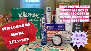 WALGREENS HAUL 2/25-3/2| NEWBIE FRIENDLY DEALS | MM DEAL!