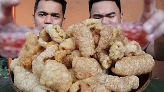 CHICHARON SUN DRY NO FAIL | CHICHARON MUKBANG (HD)