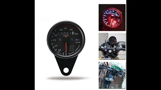 Universal motorcycle speedometer with gear indicator,explanation of the electrical diagram,schema el