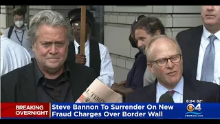 Steve Bannon Expected To Surrender On Fraud Charges Related To Border Wall Fundraising