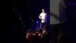 Andy Grammer - My Father Does Not Care (Poem)(Live at NYC)