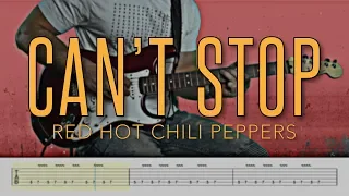Can't Stop - Red Hot Chili Peppers | HD Guitar Tutorial With Tabs