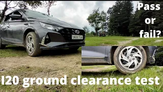 Hyundai i20 ground clearance test || I20 passed or failed the test? #i20