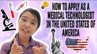 How to apply as medical technologist (medtech) in United States of America