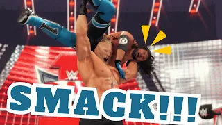 WWE 2K23 Brock Lesnar vs AJ Styles Full Match on Day 1 PPV #WWE2K23 #Day1ppv #brocklesnar #ajstyles