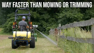 DITCH THE TRIMMER. GET A SPRAYER FOR WEED CONTROL.