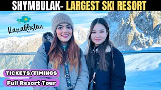 Shymbulak - Largest Ski Resort | Ticket Price | Timings #kazakhstan #almaty #shymbulak #almatycity