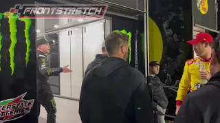 Ty Gibbs & Joey Logano Have Argument After Busch Light Clash