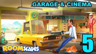 Roomscapes Garage & Cinema Area Gameplay Walkthrough - Part 5 (Android, iOS)