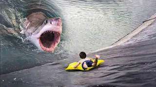 he fell into shark tank then..