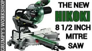 First look at the new hikoki 8 1/2 inch 216mm mitre saw with fixed rails