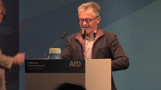 Bernhard Zimniok auf dem politischen Aschermittwoch