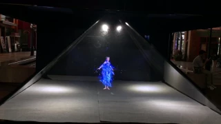 big  large huge high definition HD 3D hologram projector video for stage