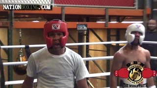 DEVIN HANEY HEATED IN SPARRING SESSION AT ROY JONES ACADEMY