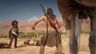 Native American Bounty Hunting in Red Dead Redemption 2 PC Mod