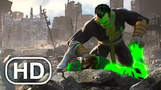 Black Adam Destroys Entire Justice League Scene 4K ULTRA HD Action